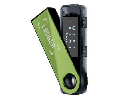Portfel kryptowalut Ledger Nano S Plus Oxidate Green Crypto Hardware Wallet LEDGERNANOS-OGREEN-RK